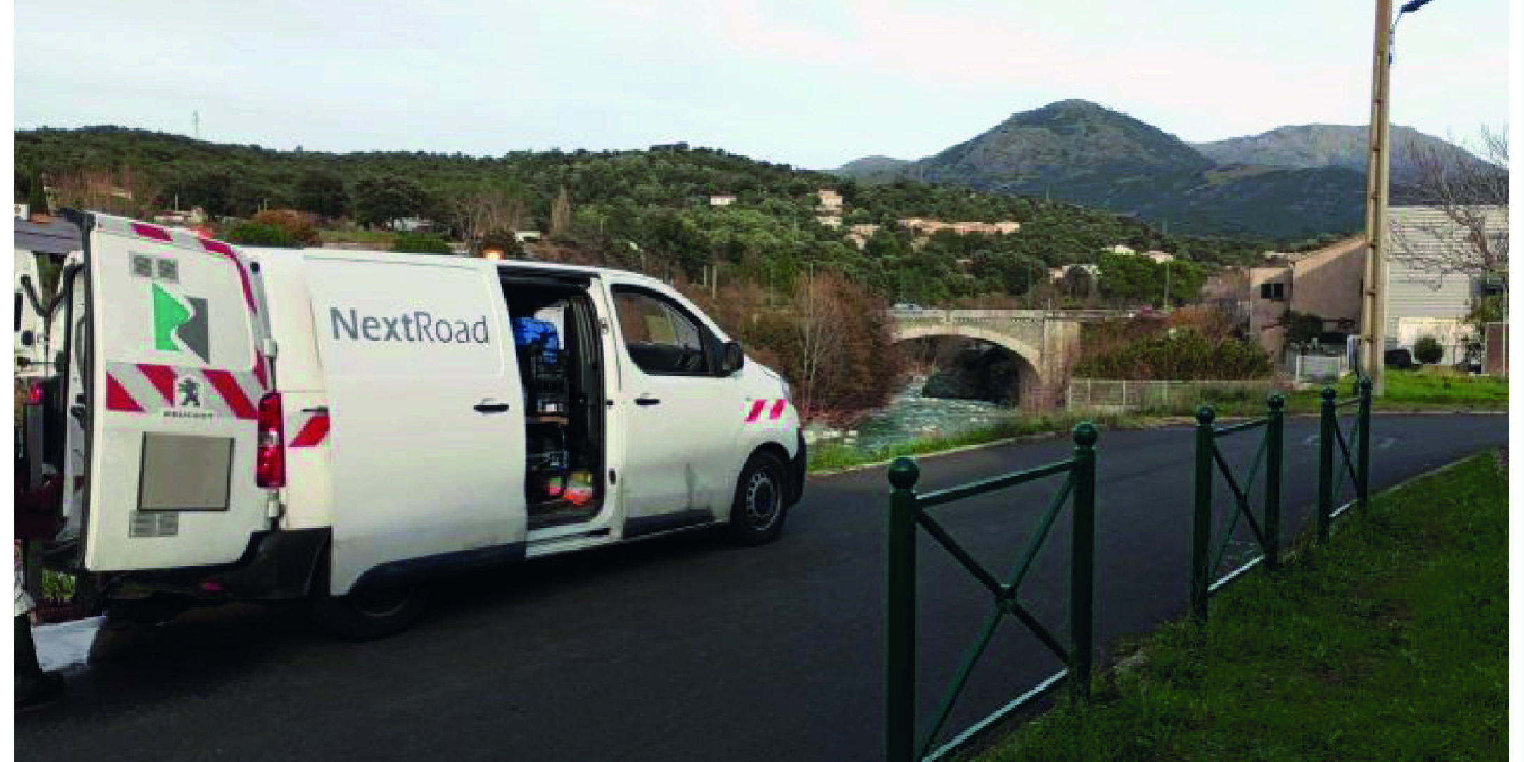 Auscultation et diagnostic de chaussées sur l’île de Beauté