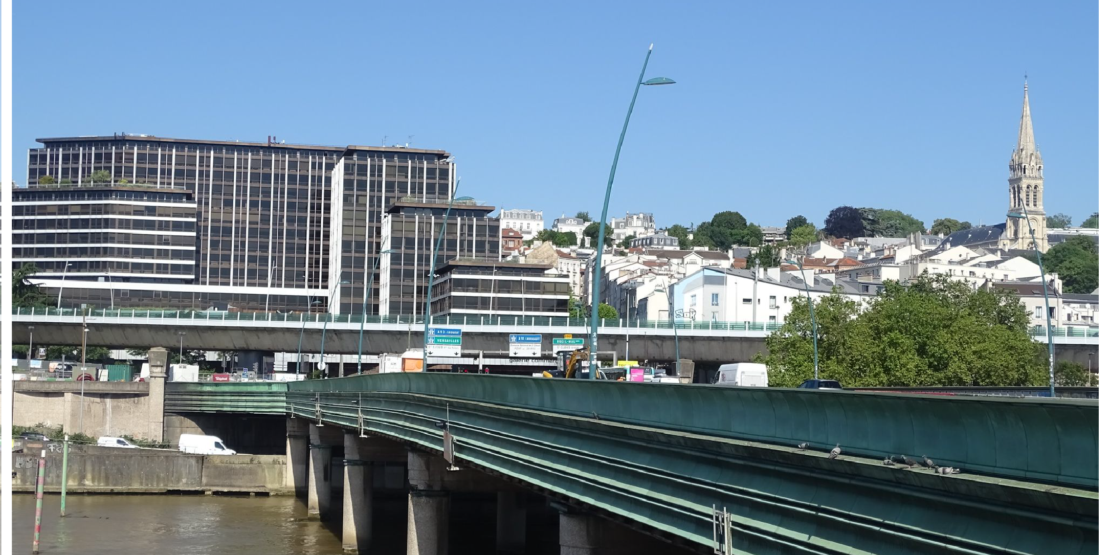 Réfection des superstructures sur le pont de Saint-Cloud